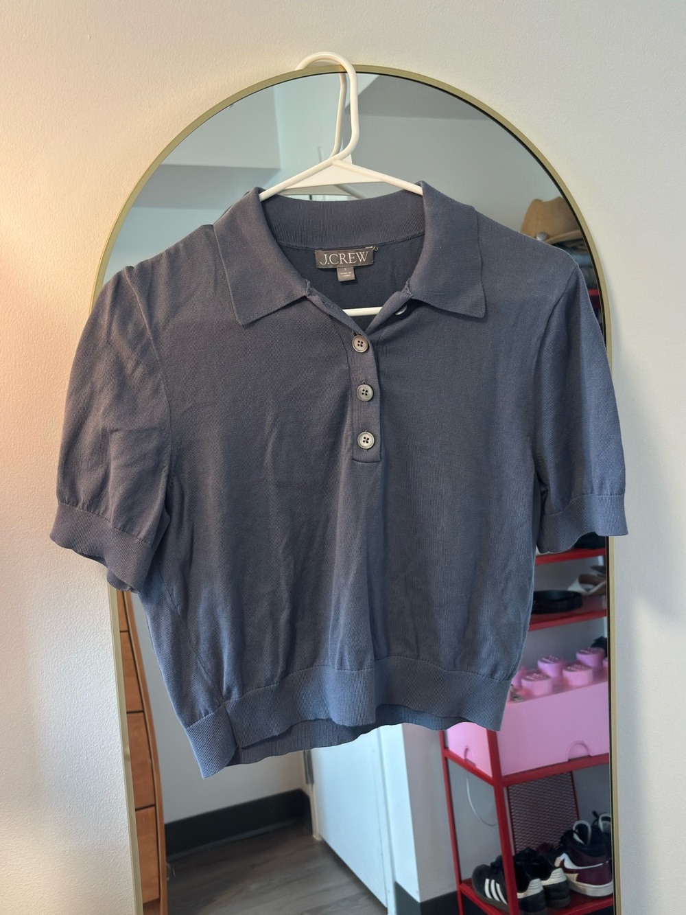 J.Crew Cropped Polo Tee